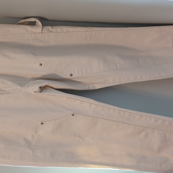 No Boundaries sz 12, carpenter jeans in winter white. 4 pockets - Picture 3 of 9
